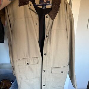 Duluth Trading Co. Canvas Chore Coat / Barn Jacket trench style